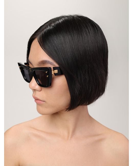 Balmain Black Bb0130S Cateye Sunglasses