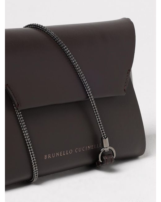 Clutch di Brunello Cucinelli in Gray
