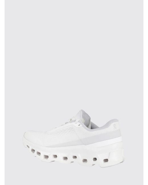 On Shoes White Cloudmonster 1 Mesh Sneakers On