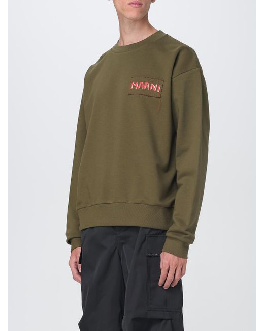 Sudadera Hombre Marni de hombre de color Green