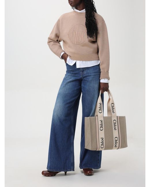 Chloé Natural Chlo&Eacute Woody Bag
