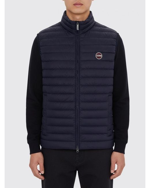Colmar Blue Padded Nylon Vest for men