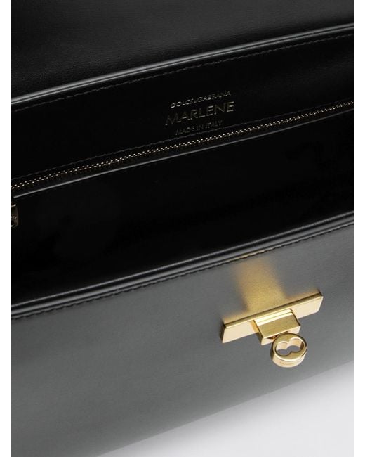 Dolce & Gabbana Black Dolce &Amp Gabbana Marlene Grained Leather Bag