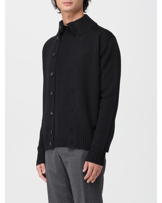 Zanone Wollrollkragenpullover in Black für Herren