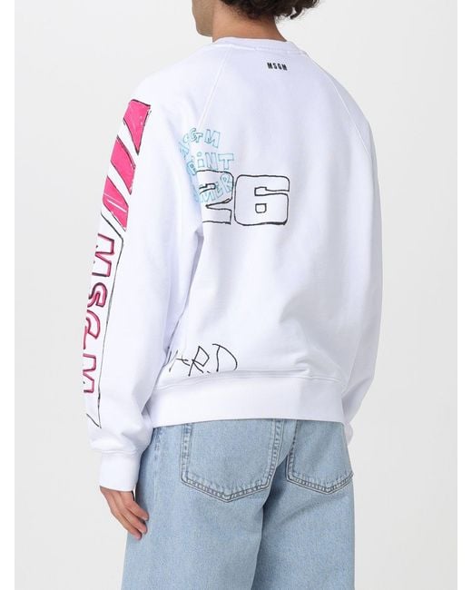 MSGM White Sweatshirt for men