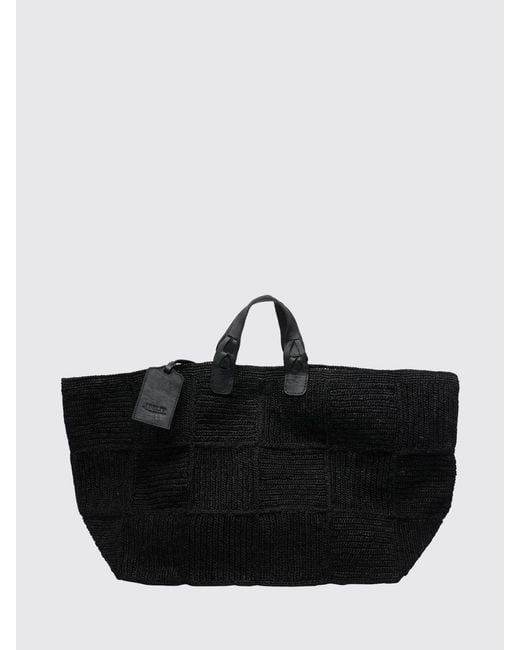 IBELIV Black Wild Large Crochet Tote Bag