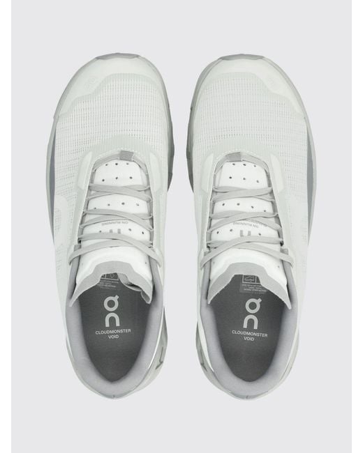 On Shoes White Cloudmonster Void Sneakers On for men