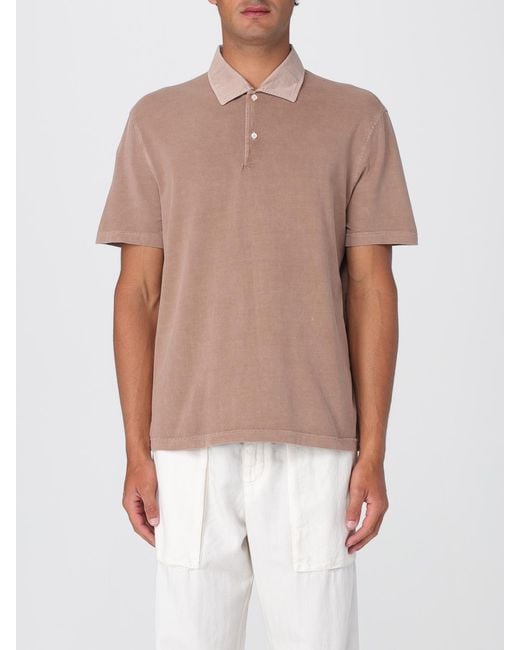 Aspesi Brown Polo Shirt for men