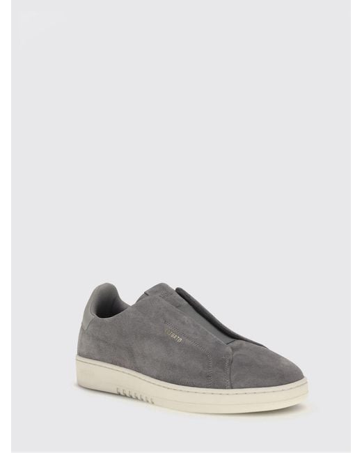 Axel Arigato Gray Dice Laceless Suede Slip-On Sneakers for men