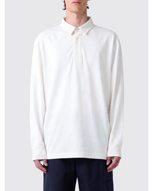 Studio Nicholson White Alyks Cotton Polo Shirt for men