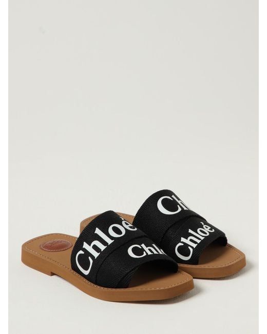 Chloé Black Sliders