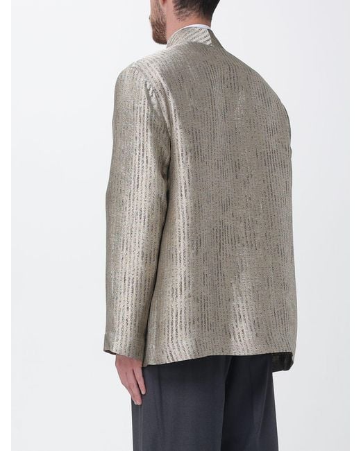 Emporio Armani Gray Blazer for men