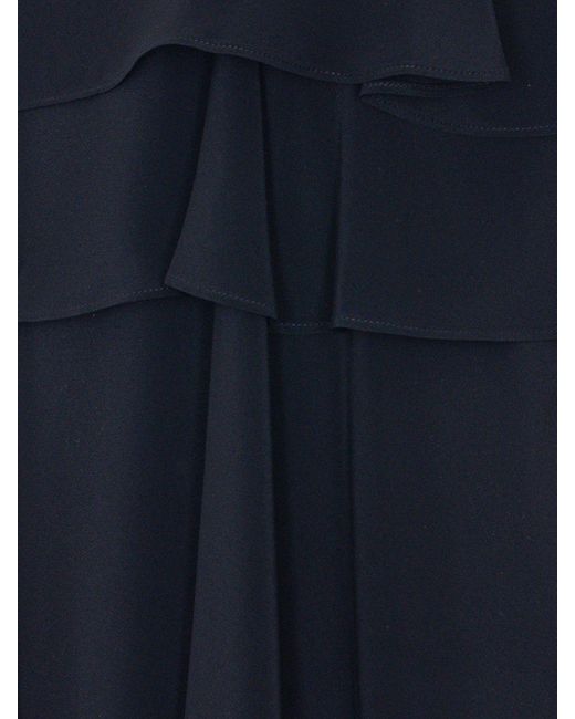 AMI Black Silk Blend Dress