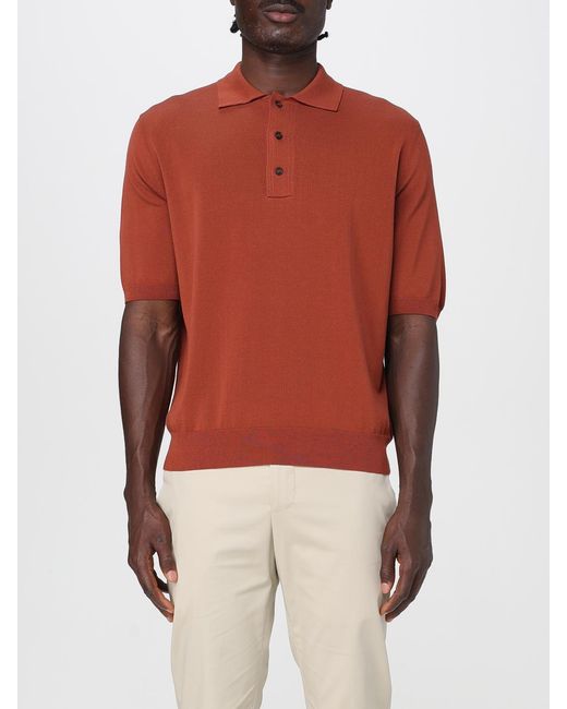 Zanone Red Polo Shirt for men