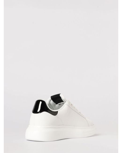 Just Cavalli Natural Leather Sneakers for men