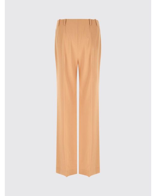 Ermanno Scervino White Satin Palazzo Trousers