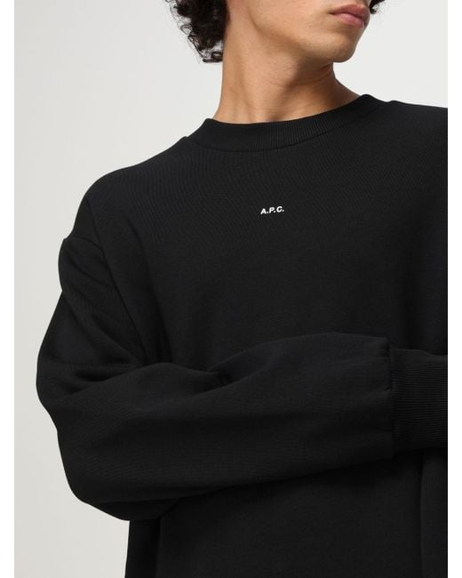 A.P.C. Black Sweatshirt for men