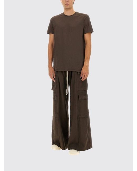 Camiseta Hombre Rick Owens de hombre de color Brown