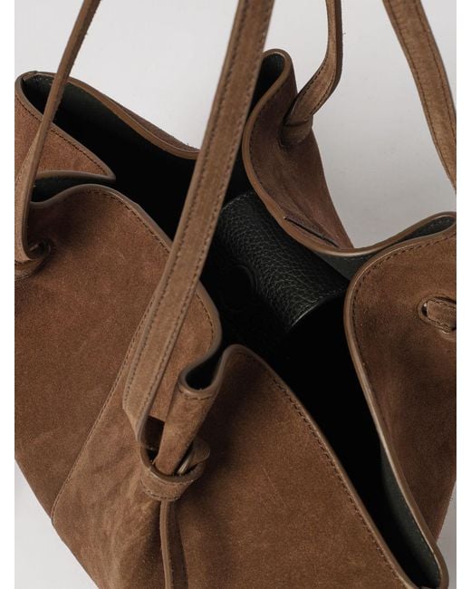 Yuzefi Brown Mochi Leather Bag