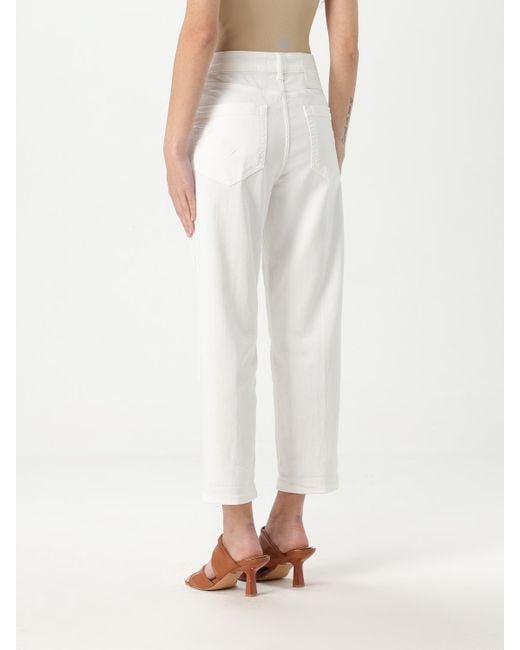 Dondup White Jeans