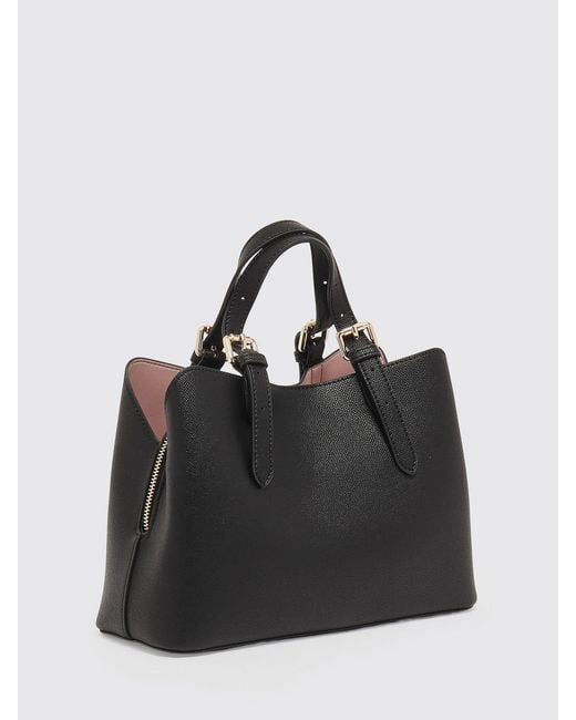 Twinset Black Grained Synthetic Leather Bag