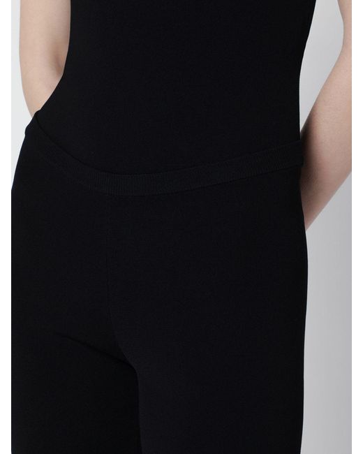 Entire studios Black Stretch Viscose Biker Shorts