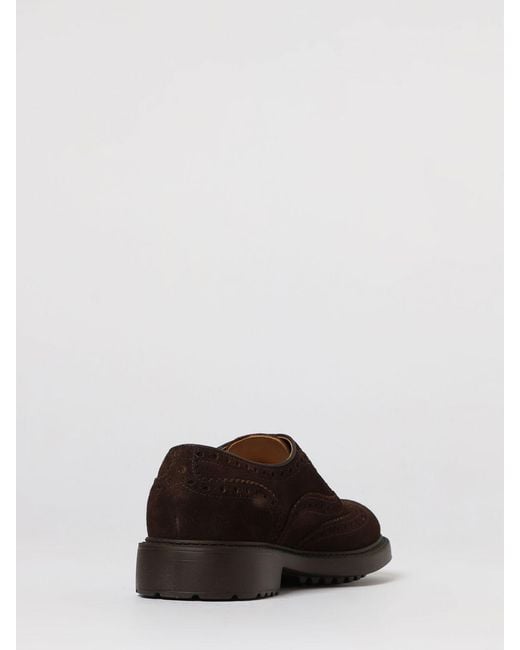 Doucal's White Suede Derby With Brogue Detail for men