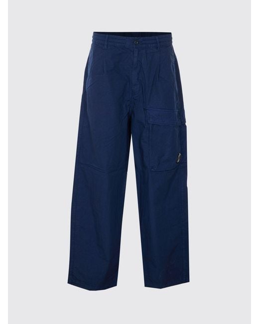 C P Company Blue Cargo Trousers for men