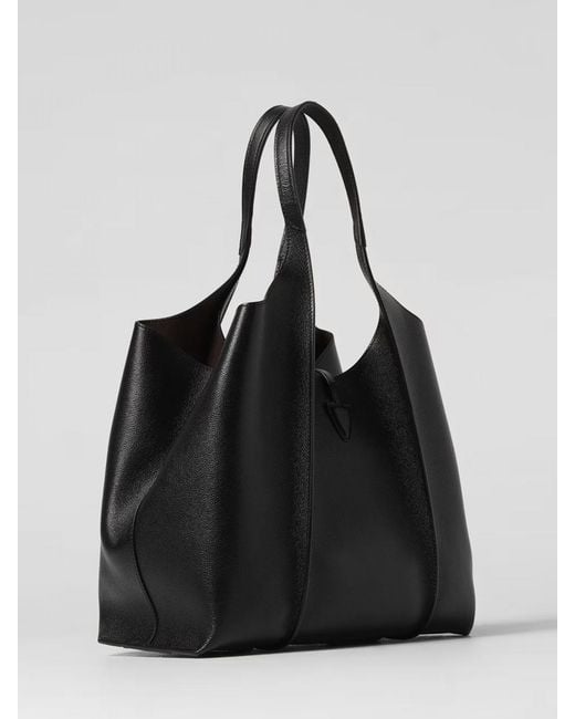 Tod's Black T Timeless Mini Grained Leather Bag