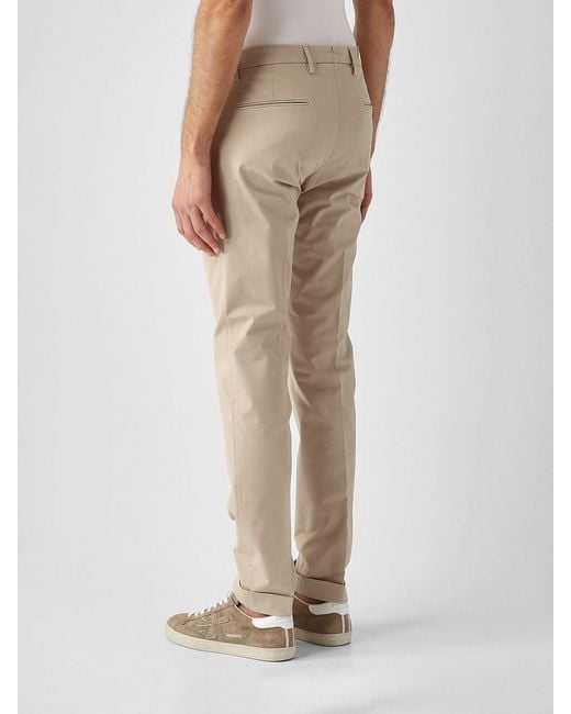 Briglia 1949 Natural Stretch Cotton Chino Trousers for men