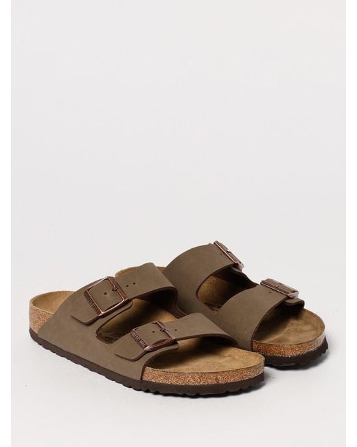 Birkenstock Brown Arizona Birko-Flor Sandals for men
