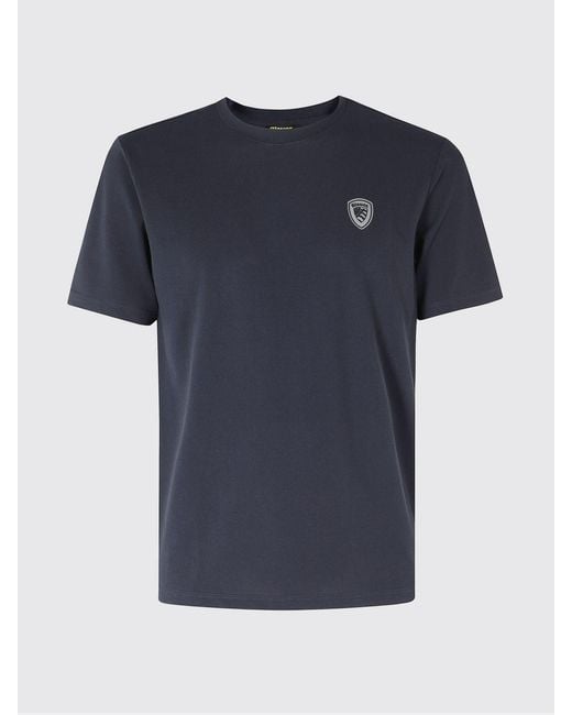 Blauer Blue T-Shirt for men