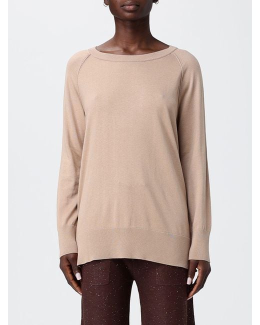 Kangra Natural Silk And Cotton Crewneck Top