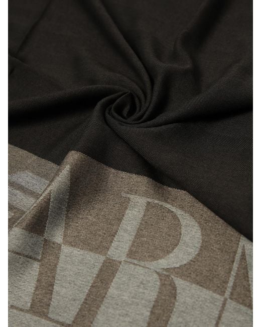 Sciarpa di Emporio Armani in Black da Uomo