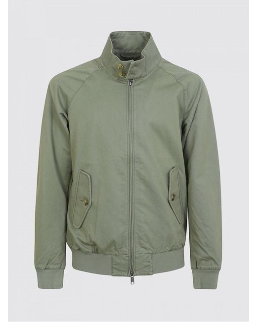Baracuta Green Twill Bomber Jacket for men