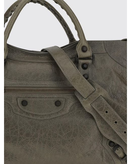 Balenciaga Multicolor Le City Medium Arena Lambskin Handbag With Studs And Mirror