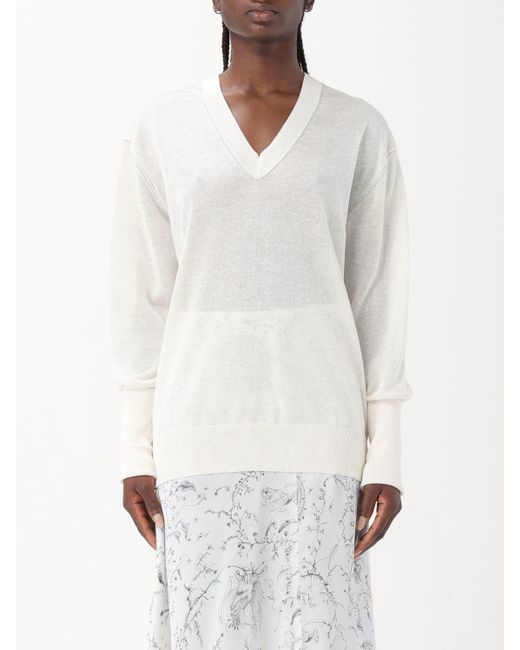 Fabiana Filippi White Sweater