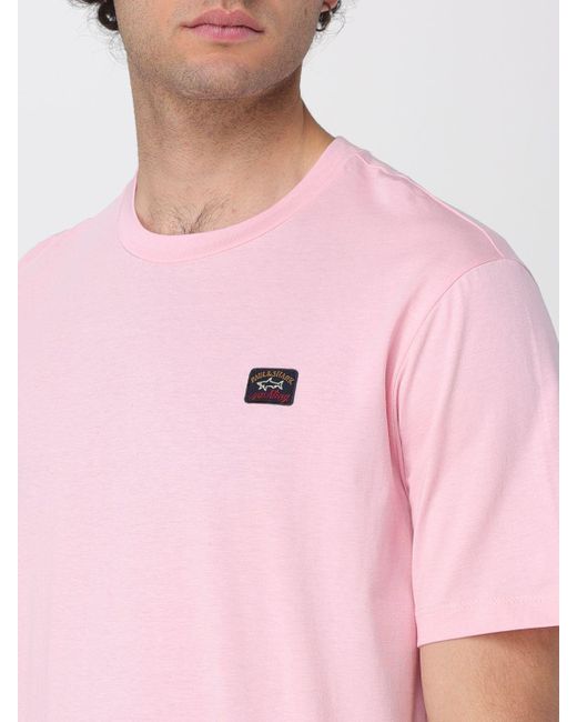 T-shirt Paul & Shark pour homme en coloris Pink