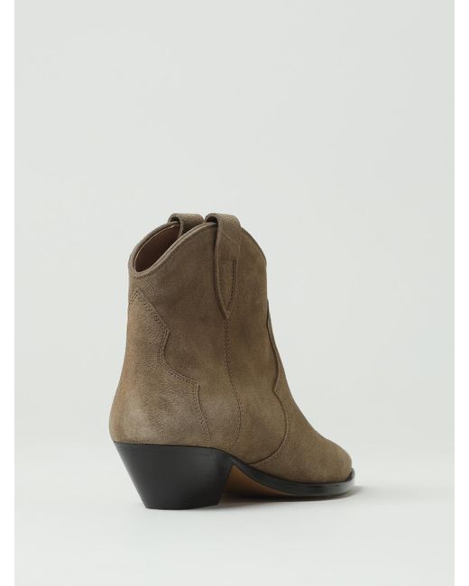 Isabel Marant Brown Flat Ankle Boots