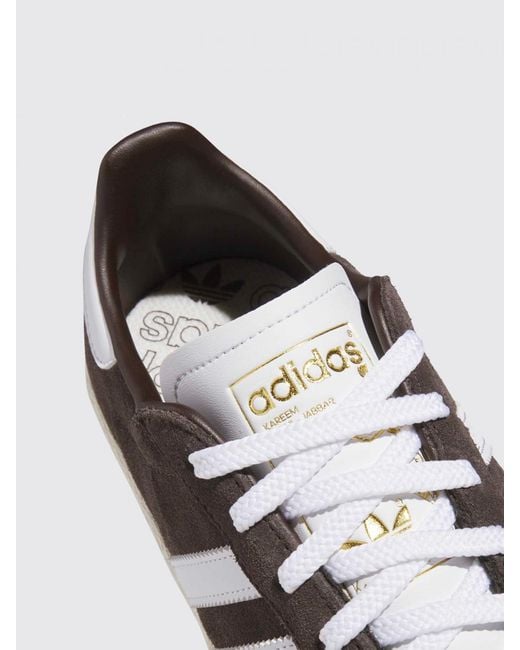 Adidas Originals White Suede Jabbar Lo Sneakers for men