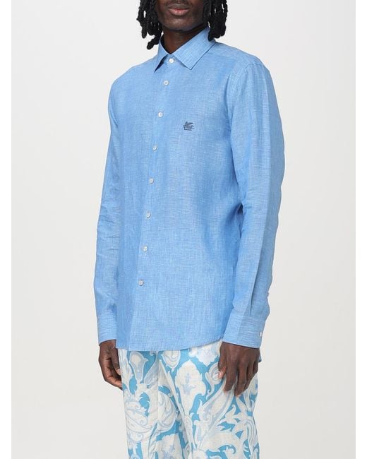 Etro Blue Shirt for men