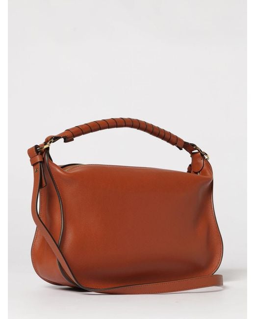 Chloé Brown Chlo&Eacute Marcie Small Ledertasche
