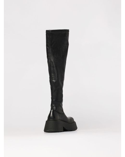 Bottines Plates Femme Vic Matié en coloris Black