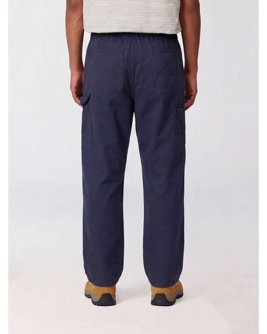 Carhartt Blue Cotton Trousers for men