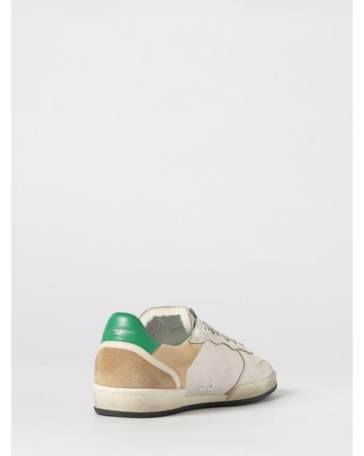 Philippe Model White Pgal Leather Sneakers for men