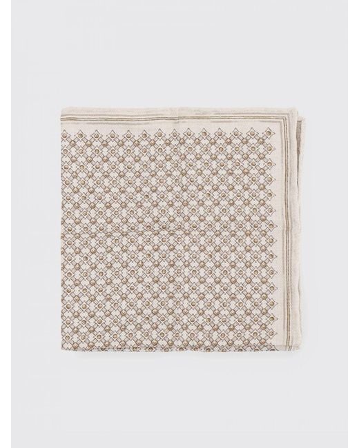 Brunello Cucinelli Natural Silk Pouch for men