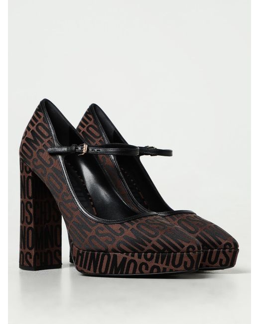 Moschino Couture Black High Heel Shoes