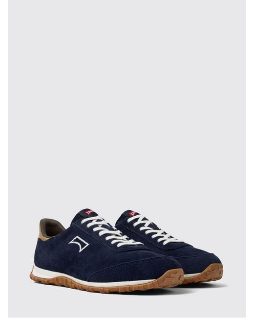 Camper Blue Drift Walk Suede Sneakers for men