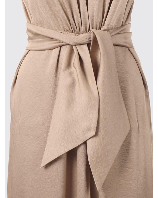 Emporio Armani Natural Long Twill Dress
