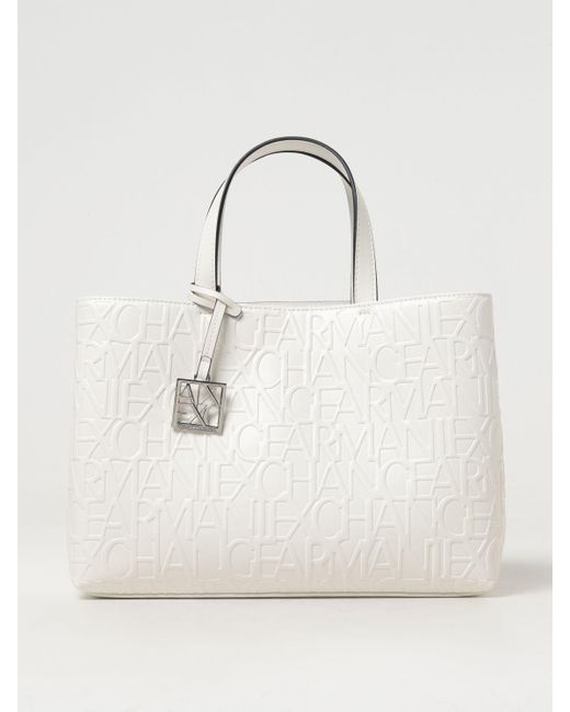 Armani Exchange Natural Tote Bags